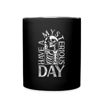 Avoir un jour mystérieux Ghost Investigator cadeaux - Mug uni - noir - Devant