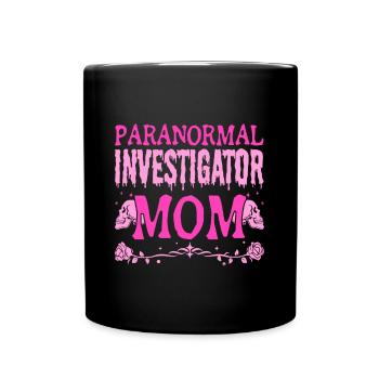 Paranormal Chasseur de fantômes Enquêteur Maman Femme - Mug uni - noir - Devant