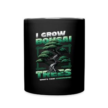 Cultiver des bonsaïs Superpower Japanese Bonsaï - Mug uni - noir - Devant