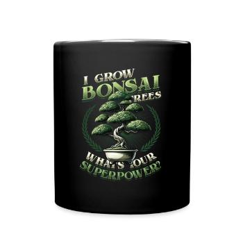 Cultiver des bonsaïs Superpower Japanese Bonsaï - Mug uni - noir - Devant