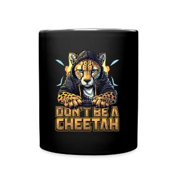 Video Gaming Cheetah Esport Gaming Nerd Gamer - Tasse einfarbig - Schwarz - Vorne