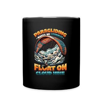 Parachutisme Parachutisme Parapente - Mug uni - noir - Devant