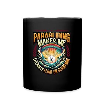 Parachutisme Parachutisme Parapente - Mug uni - noir - Devant