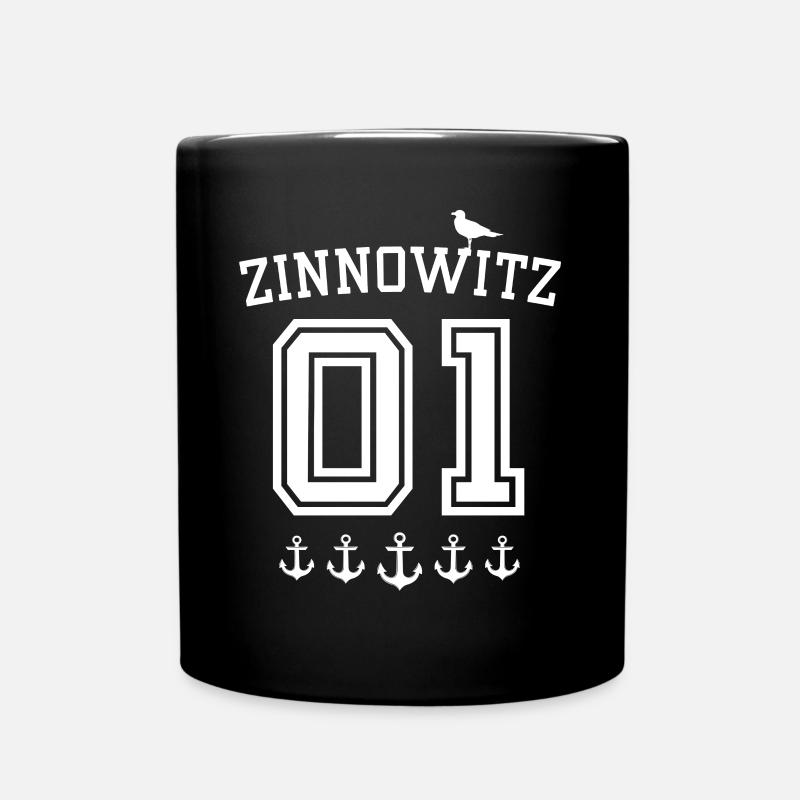 Zinnowitz - Tasse einfarbig - Schwarz