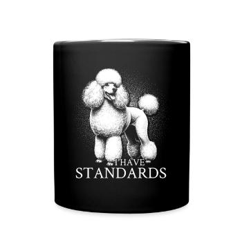 J’ai des normes - Mug uni - noir - Devant