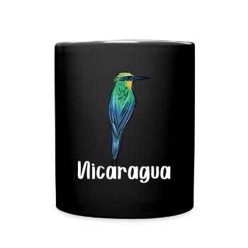Nicaragua Guardabarranco Nationalvogel Urwald - Tasse einfarbig - Schwarz - Vorne