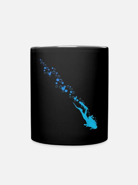 23F 0310 bk - Tasse einfarbig - Schwarz