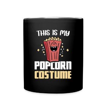 Costume de pop-corn Popcorn maïs soufflé Machine à pop-corn - Mug uni - noir - Devant