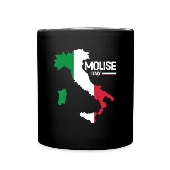 Molise Italie Carte Régions Italie - Mug uni - noir - Devant