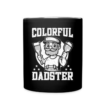 House Painter Dad Unique Gifts - Full Colour Mug - black - Front