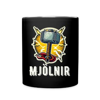 Thor Hammer Mjölnir Viking Mythologie nordique - Mug uni - noir - Devant