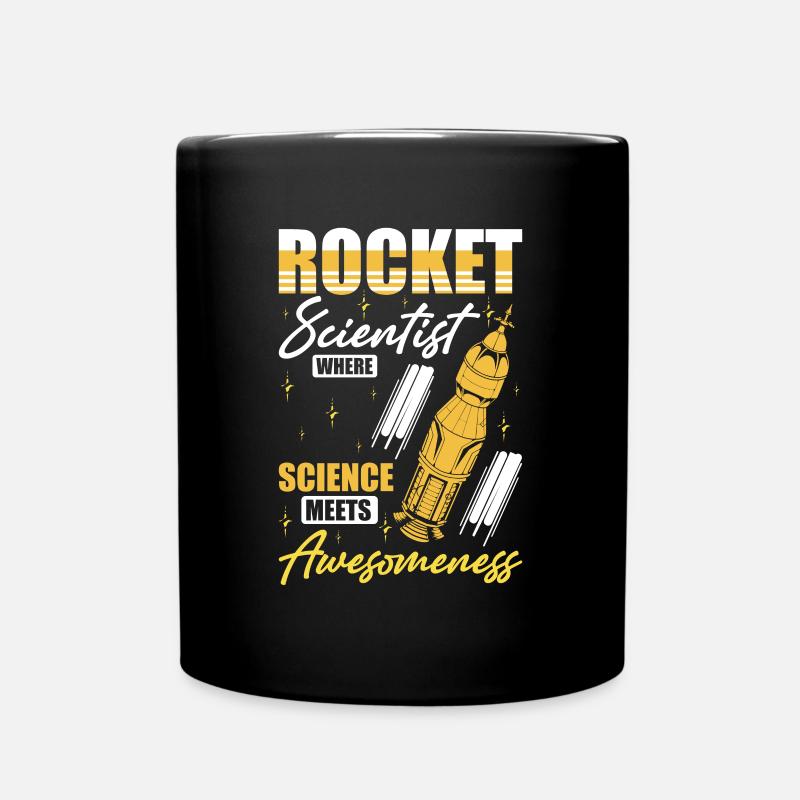 Raumfahrtingenieur Rocket Scientist Awesomeness - Tasse einfarbig - Schwarz