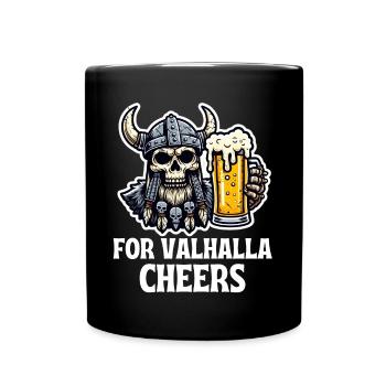 Viking Beer Acclamations pour Valhalla Funny Nordmann - Mug uni - noir - Devant