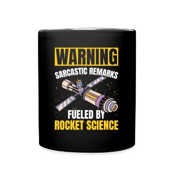 Un ingénieur d’avions spatiaux a alimenté la science des fusées - Mug uni - noir - Devant