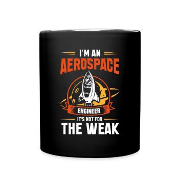Cosmonaute Astronaute Ingénieur Aérospatial Pas Faible - Mug uni - noir - Devant