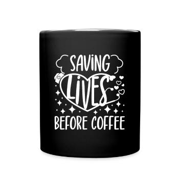 CNA Nursing Quotes Certified Nurse Assistant Gifts - Tasse einfarbig - Schwarz - Vorne