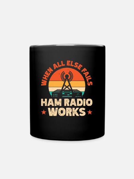 Radio Tum Animateur de l’émission de radio Ham Radio Works - Mug uni - noir