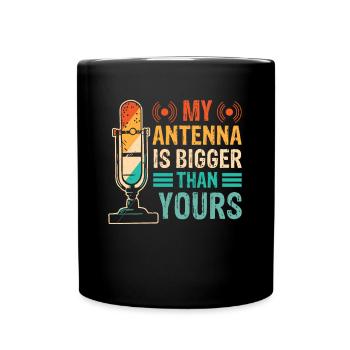 Opérateur radio émetteur Fequenz Communication - Mug uni - noir - Devant
