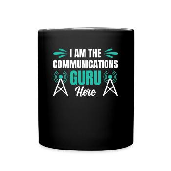 Profession de présentateur de radio de gourou de la communication - Mug uni - noir - Devant