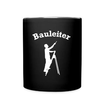 Site Manager Stepladder Construction Site Construction Site Manager - Full Colour Mug - black - Front