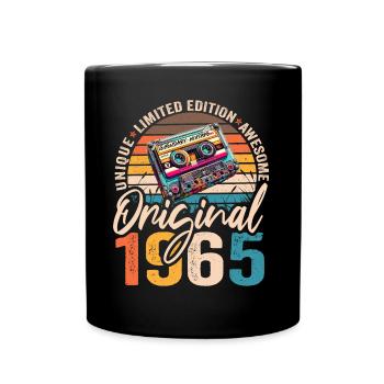 Vintage 1965 59e anniversaire Cassette 1965 - Mug uni - noir - Devant