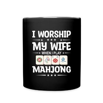 Cute Japanese Manga Men Girls Gift Otaku Kawaii - Tasse einfarbig - Schwarz - Vorne