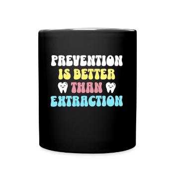 Dentist Zahnarzt - Tasse einfarbig - Schwarz - Vorne