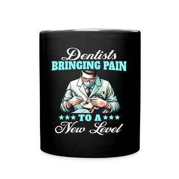 Zahnarzt Dentist - Full Colour Mug - black - Front
