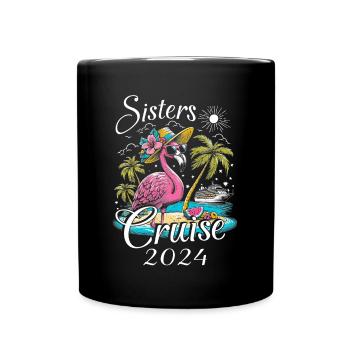 Sisters Cruise 2024 - Tasse einfarbig - Schwarz - Vorne