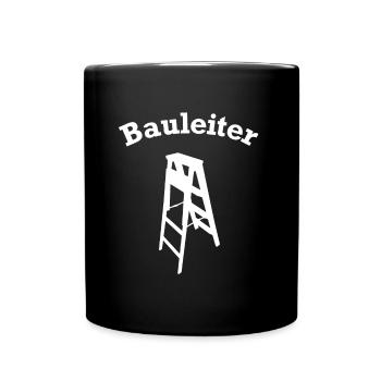 Site Manager Stepladder Construction Site Construction Site Manager - Full Colour Mug - black - Front