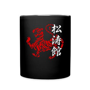 Karaté Shotokan Kanji Art Martial Japon - Mug uni - noir - Devant