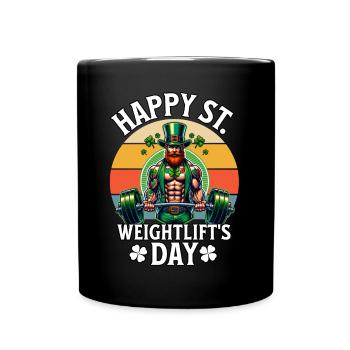 St. Patricks Day Pumpen - Tasse einfarbig - Schwarz - Vorne