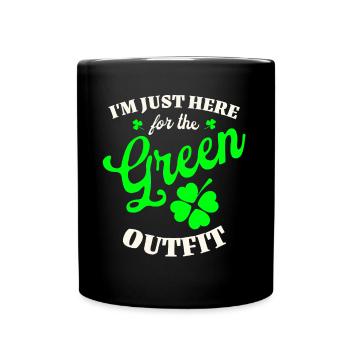 Irish Ireland St. Patrick's Day - Full Colour Mug - black - Front