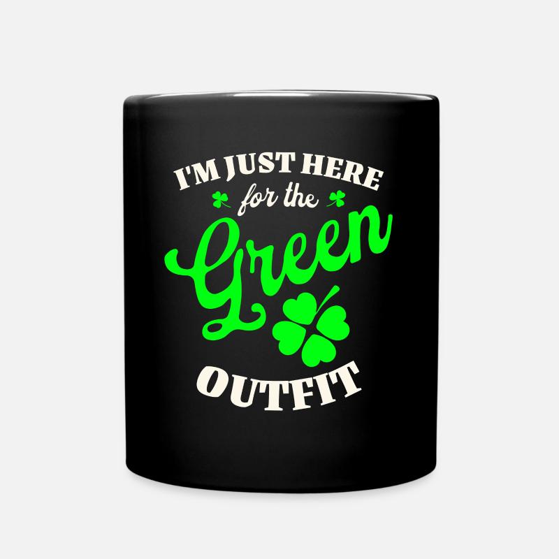 Irisch Irland St. Patricks Day - Tasse einfarbig - Schwarz