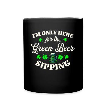 Irish Ireland St. Patrick's Day - Full Colour Mug - black - Front