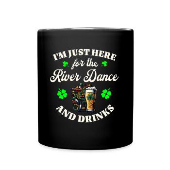 Irish Ireland St. Patrick's Day - Full Colour Mug - black - Front