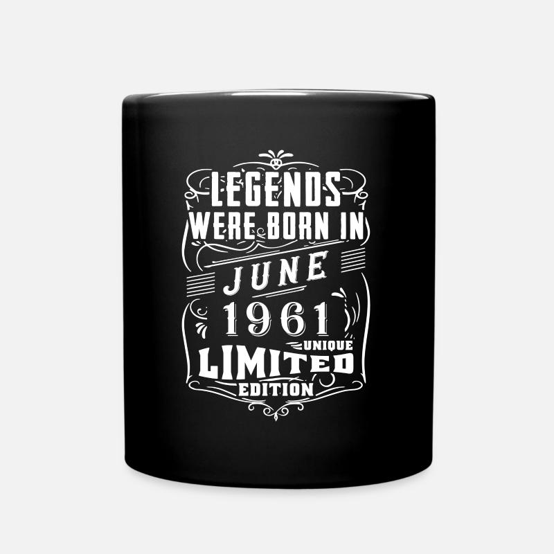 Anniversaire Juin 1961 Année Edition Limitée - Mug uni - noir