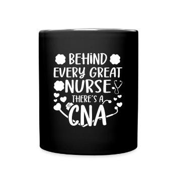 CNA Nursing Quotes Certified Nurse Assistant Gifts - Tasse einfarbig - Schwarz - Vorne