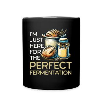 Sourdough Fermantation - Full Colour Mug - black - Front