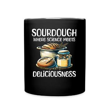 Sourdough - Full Colour Mug - black - Front