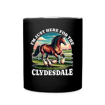Clydesdale Cavalier - Mug uni - noir - Devant