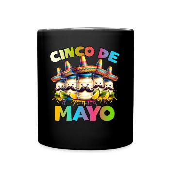 Cinco De Mayo Mayonnaise - Full Colour Mug - black - Front