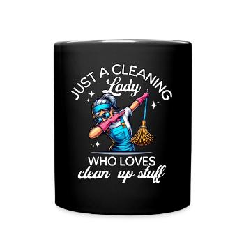 Femme de ménage - Mug uni - noir - Devant