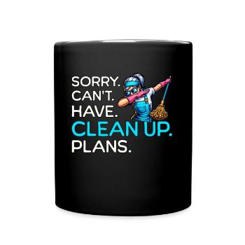 Cleaner - Full Colour Mug - black - Front