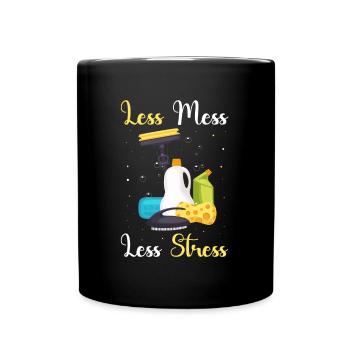 Femme de ménage - Mug uni - noir - Devant