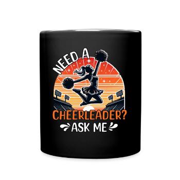Cheerleader - Full Colour Mug - black - Front