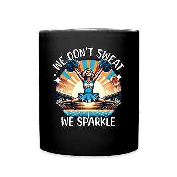 Cheerleader Cheerleading - Full Colour Mug - black - Front