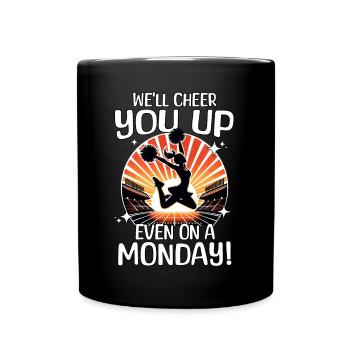 Cheerleader Saying - Full Colour Mug - black - Front