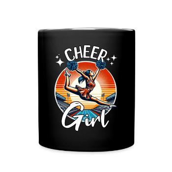 Cheerleader Girls - Full Colour Mug - black - Front