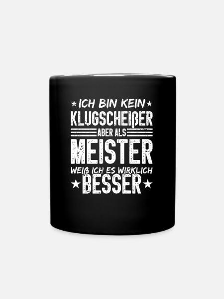 Drôle de maître disant Wisecracker - Mug uni - noir